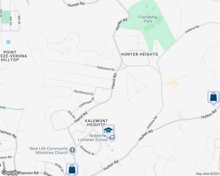map of restaurants, bars, coffee shops, grocery stores, and more near 903 Hamil Rd in Verona