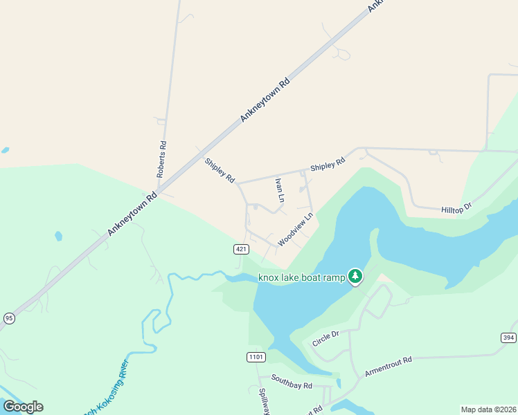 map of restaurants, bars, coffee shops, grocery stores, and more near 18080 Woodview Lane in Fredericktown