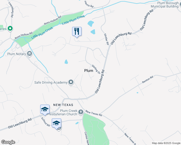 map of restaurants, bars, coffee shops, grocery stores, and more near 407 Muirfield Court in Pittsburgh