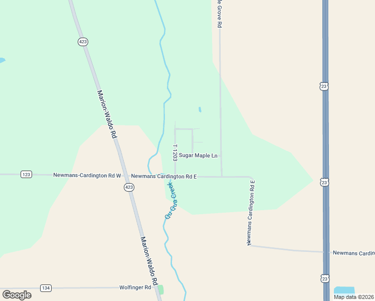 map of restaurants, bars, coffee shops, grocery stores, and more near 4477 Redbud Road in Marion