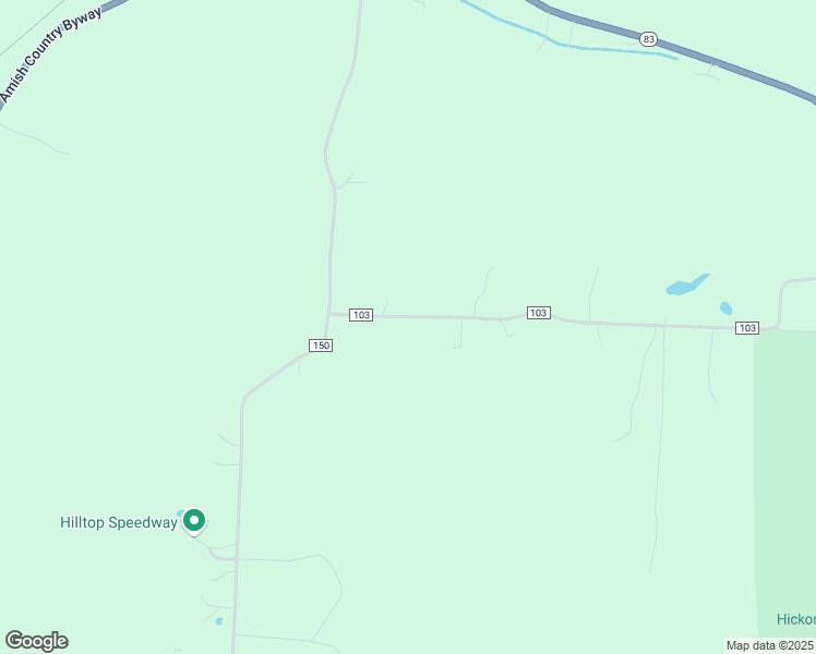 map of restaurants, bars, coffee shops, grocery stores, and more near 8180 Township Road 103 in Millersburg