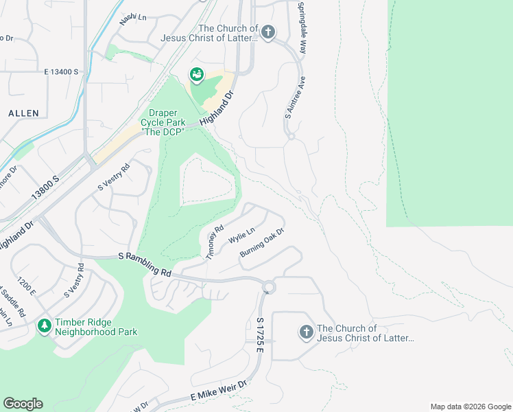 map of restaurants, bars, coffee shops, grocery stores, and more near 1691 Timoney Road in Draper