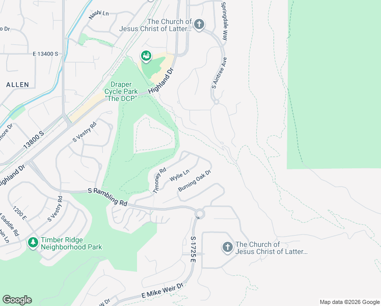 map of restaurants, bars, coffee shops, grocery stores, and more near 1691 Timoney Road in Draper