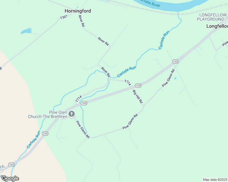 map of restaurants, bars, coffee shops, grocery stores, and more near 1691 Pennsylvania 103 in Lewistown