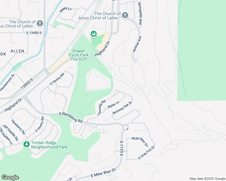 map of restaurants, bars, coffee shops, grocery stores, and more near 1671 Timoney Road in Draper