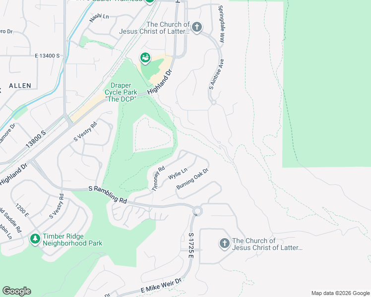 map of restaurants, bars, coffee shops, grocery stores, and more near 1691 Timoney Road in Draper