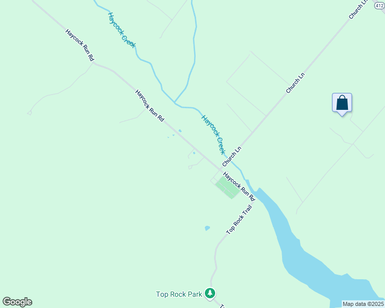 map of restaurants, bars, coffee shops, grocery stores, and more near 541 Haycock Run Road in Kintnersville