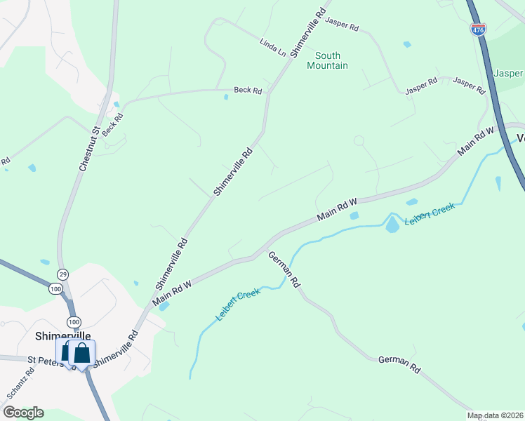 map of restaurants, bars, coffee shops, grocery stores, and more near 4768 Hale Lane in Emmaus