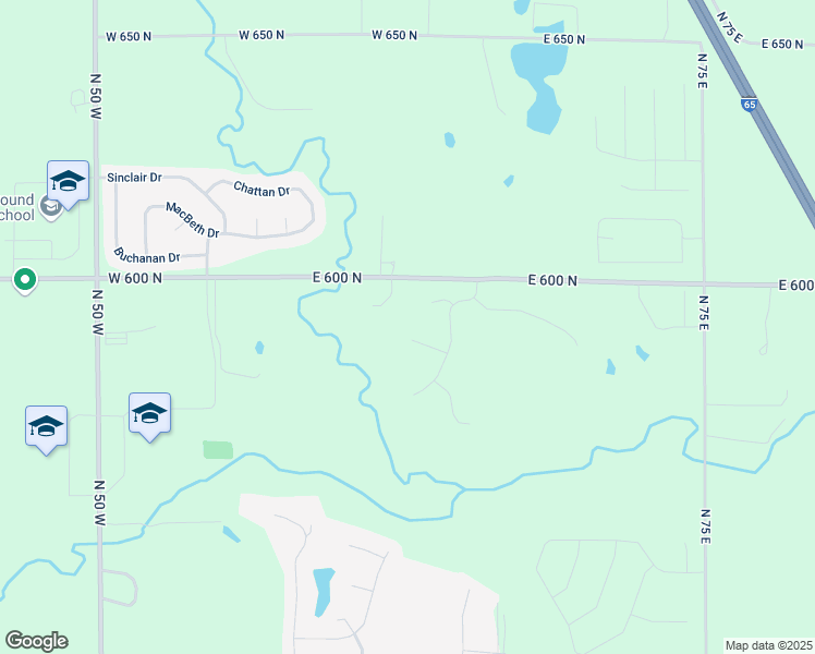 map of restaurants, bars, coffee shops, grocery stores, and more near 130 Colonial Court in West Lafayette