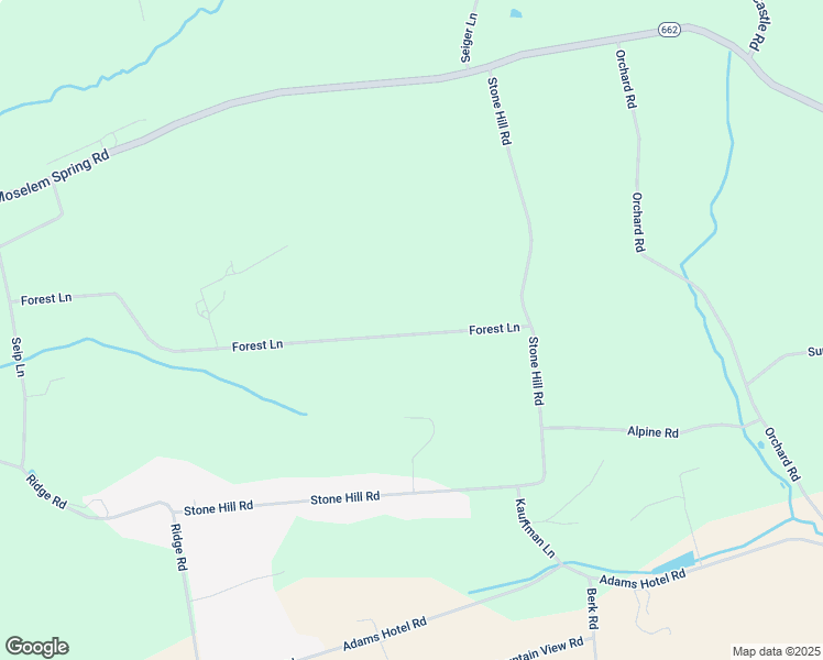 map of restaurants, bars, coffee shops, grocery stores, and more near 253 Forest Lane in Shoemakersville
