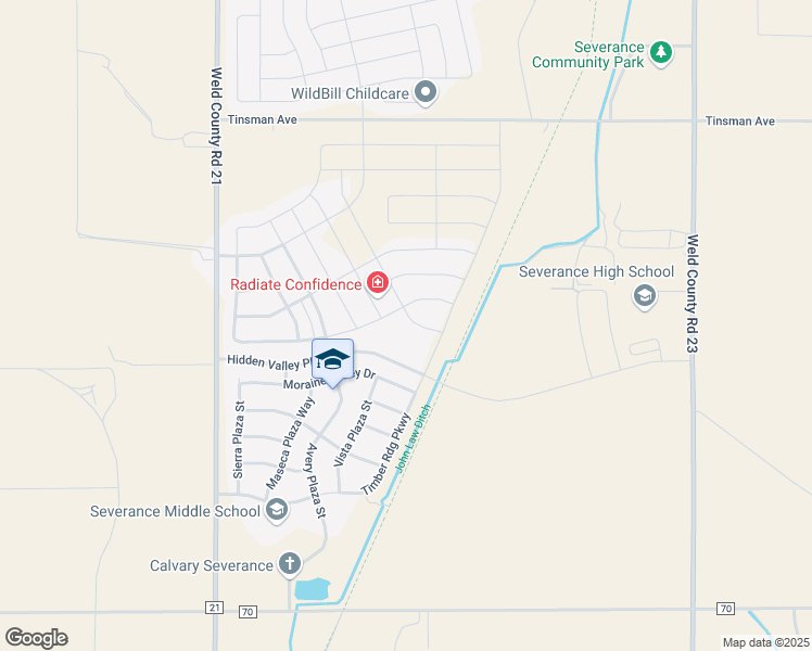 map of restaurants, bars, coffee shops, grocery stores, and more near 1333 Copeland Falls Road in Severance
