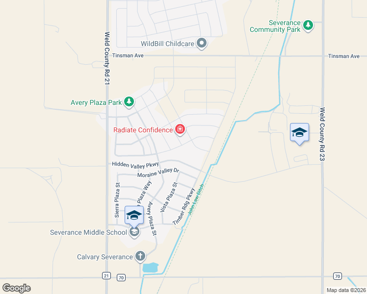 map of restaurants, bars, coffee shops, grocery stores, and more near 1333 Copeland Falls Road in Severance