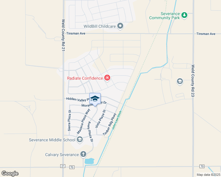 map of restaurants, bars, coffee shops, grocery stores, and more near 1333 Copeland Falls Road in Severance
