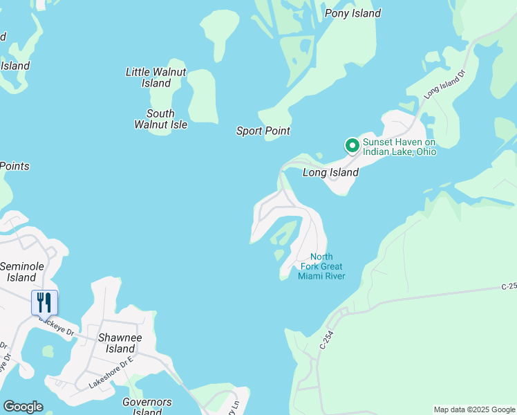 map of restaurants, bars, coffee shops, grocery stores, and more near 9308 Oak Ridge Avenue in Belle Center