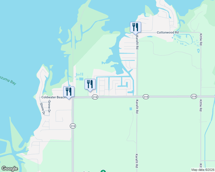 map of restaurants, bars, coffee shops, grocery stores, and more near 5281 Dorothy Lane in Celina