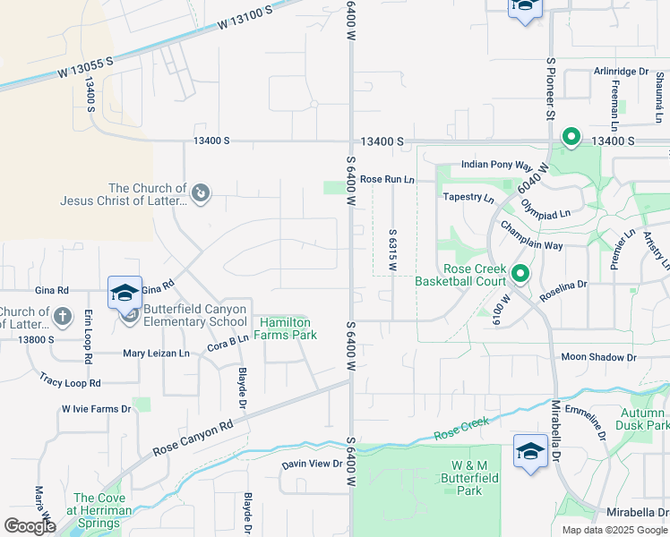 map of restaurants, bars, coffee shops, grocery stores, and more near 4929 West Conie Bell Drive in Herriman