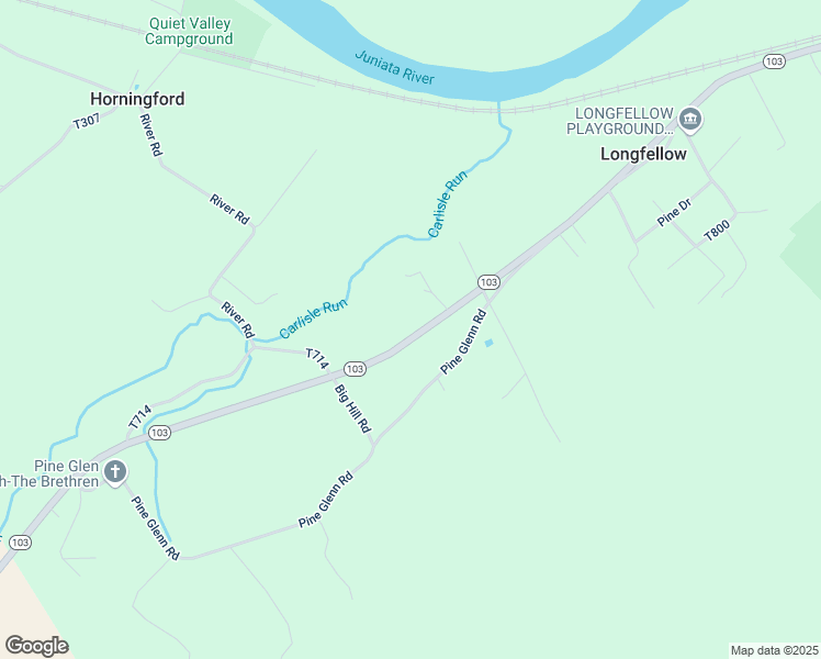 map of restaurants, bars, coffee shops, grocery stores, and more near 1859 Pennsylvania 103 in Lewistown