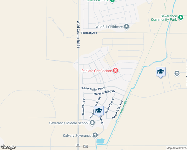 map of restaurants, bars, coffee shops, grocery stores, and more near 1276 Wild Basin Road in Windsor