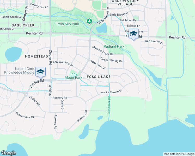 map of restaurants, bars, coffee shops, grocery stores, and more near 3503 Shallow Pond Drive in Fort Collins