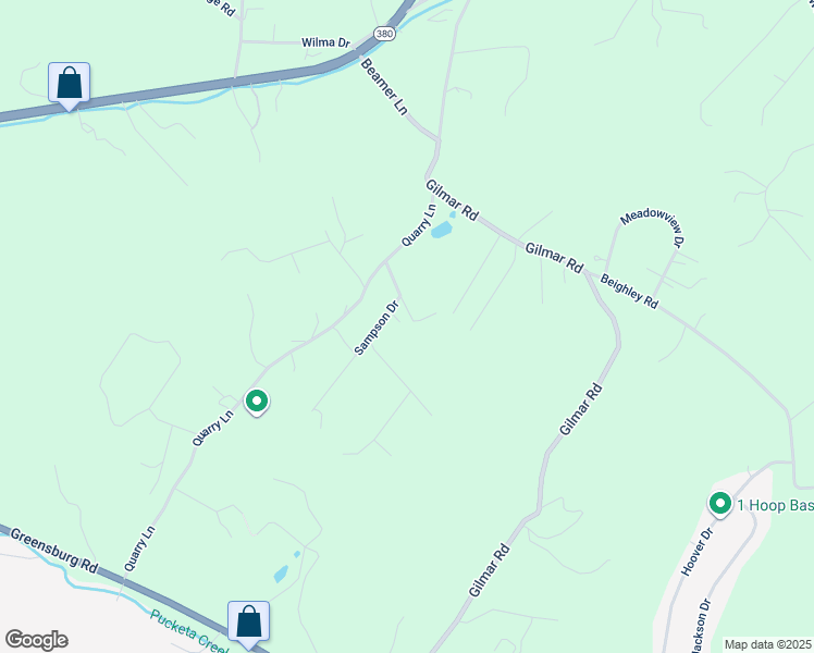 map of restaurants, bars, coffee shops, grocery stores, and more near 209 Delilah Street in Apollo