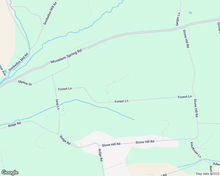 map of restaurants, bars, coffee shops, grocery stores, and more near 253 Forest Lane in Shoemakersville