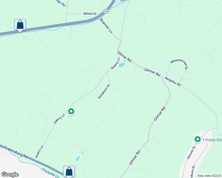 map of restaurants, bars, coffee shops, grocery stores, and more near 209 Delilah Street in Apollo