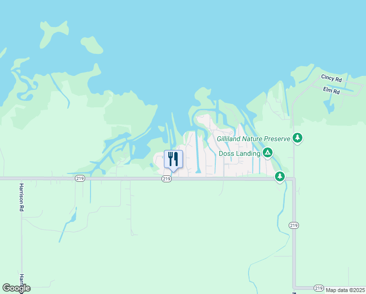 map of restaurants, bars, coffee shops, grocery stores, and more near 5331 Landings Way East in Celina