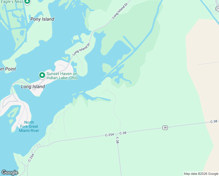 map of restaurants, bars, coffee shops, grocery stores, and more near 9758 Heron Way in Belle Center