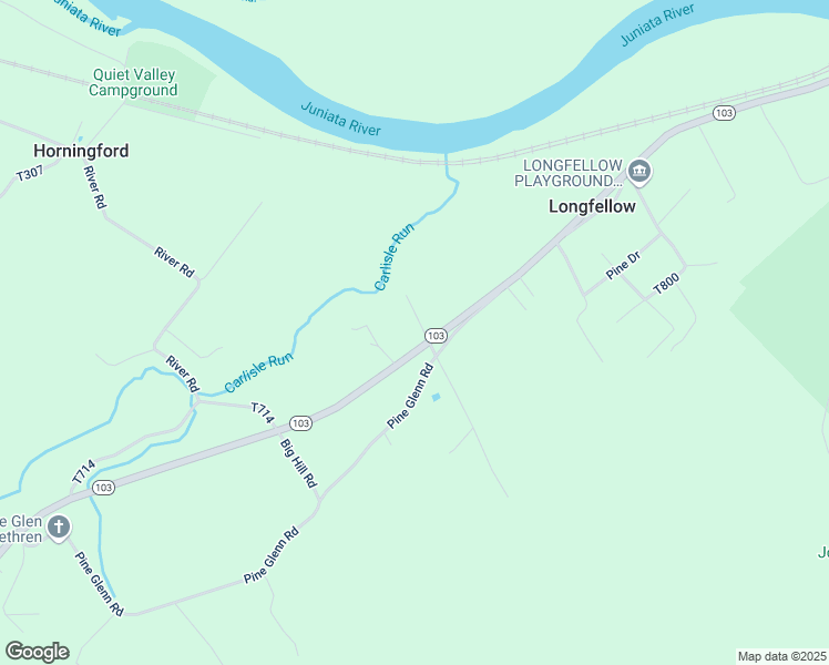 map of restaurants, bars, coffee shops, grocery stores, and more near 1925 Pennsylvania 103 in Lewistown