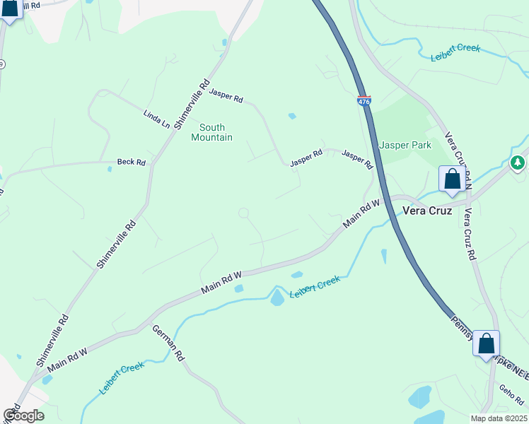 map of restaurants, bars, coffee shops, grocery stores, and more near 4441 Taviston Court East in Lehigh County