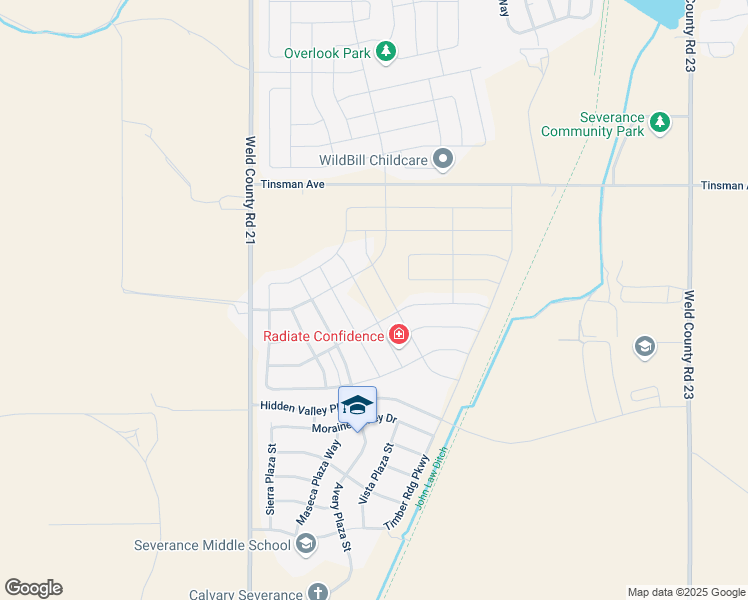 map of restaurants, bars, coffee shops, grocery stores, and more near 1742 Avery Plaza Street in Windsor