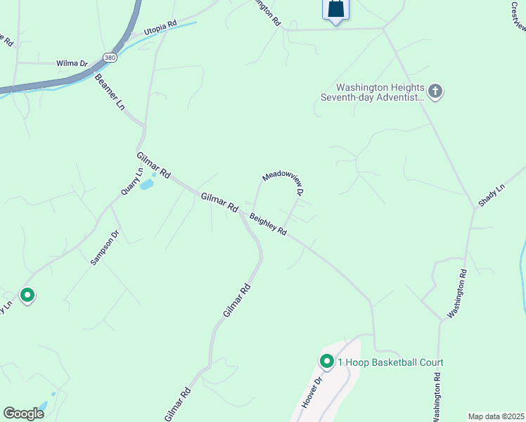 map of restaurants, bars, coffee shops, grocery stores, and more near 1062 Meadowview Drive in Apollo