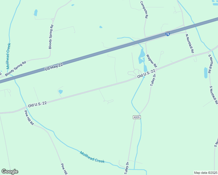 map of restaurants, bars, coffee shops, grocery stores, and more near 6251 Old U.S. 22 in Bernville