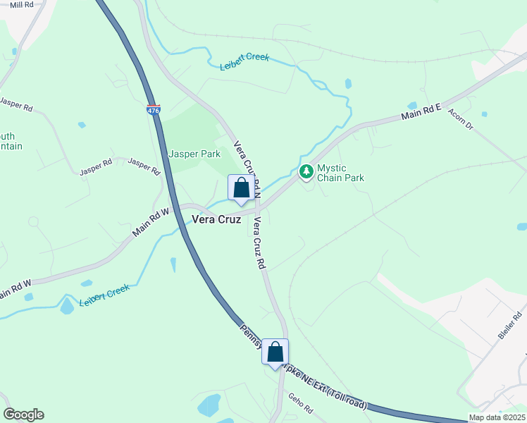 map of restaurants, bars, coffee shops, grocery stores, and more near in Lehigh County