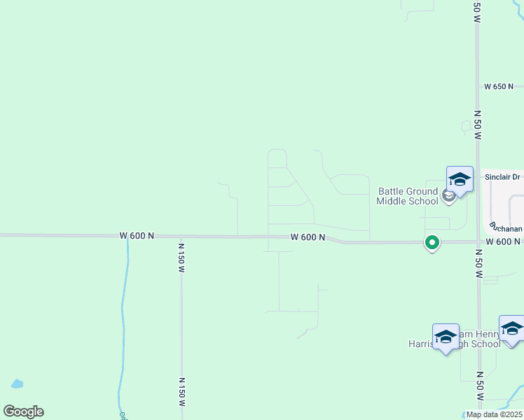 map of restaurants, bars, coffee shops, grocery stores, and more near 1300 West 600 North in West Lafayette
