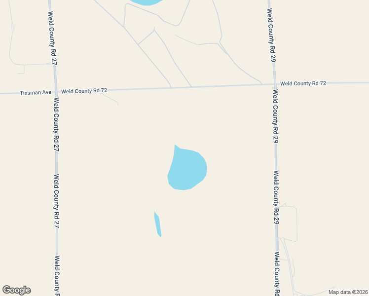 map of restaurants, bars, coffee shops, grocery stores, and more near 13520 County Road 72 in Greeley