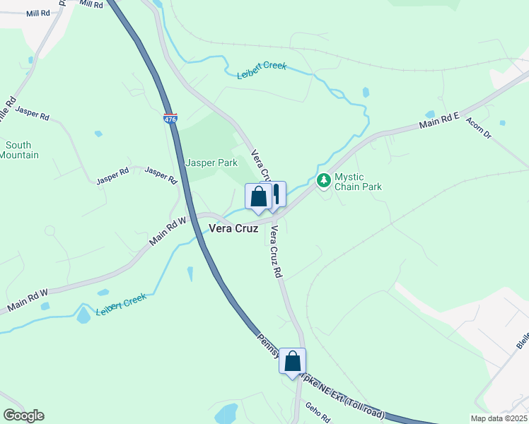map of restaurants, bars, coffee shops, grocery stores, and more near in Lehigh County