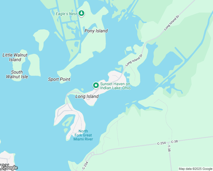 map of restaurants, bars, coffee shops, grocery stores, and more near 8757 Ohio 273 in Belle Center