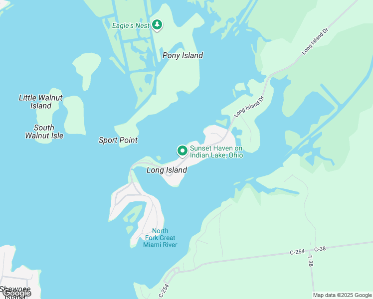 map of restaurants, bars, coffee shops, grocery stores, and more near 8818 Ohio 273 in Belle Center