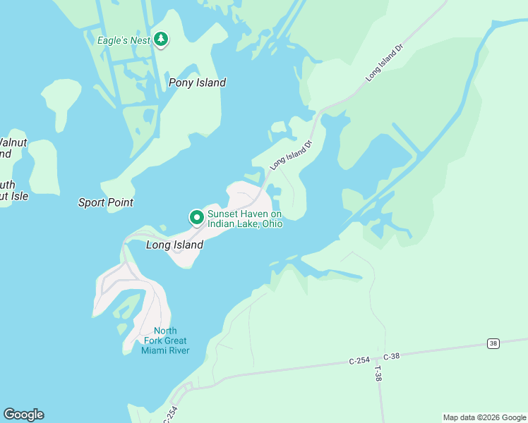 map of restaurants, bars, coffee shops, grocery stores, and more near 8661 Ohio 273 in Belle Center