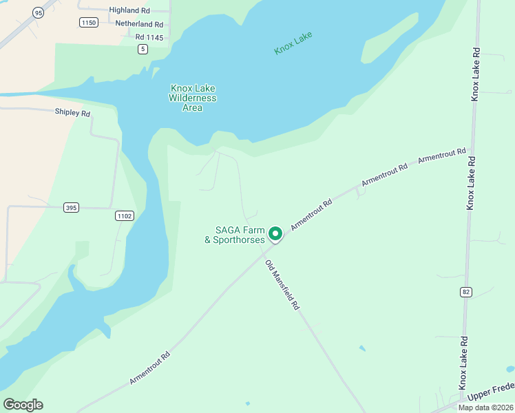map of restaurants, bars, coffee shops, grocery stores, and more near 18658 Old Mansfield Road in Fredericktown