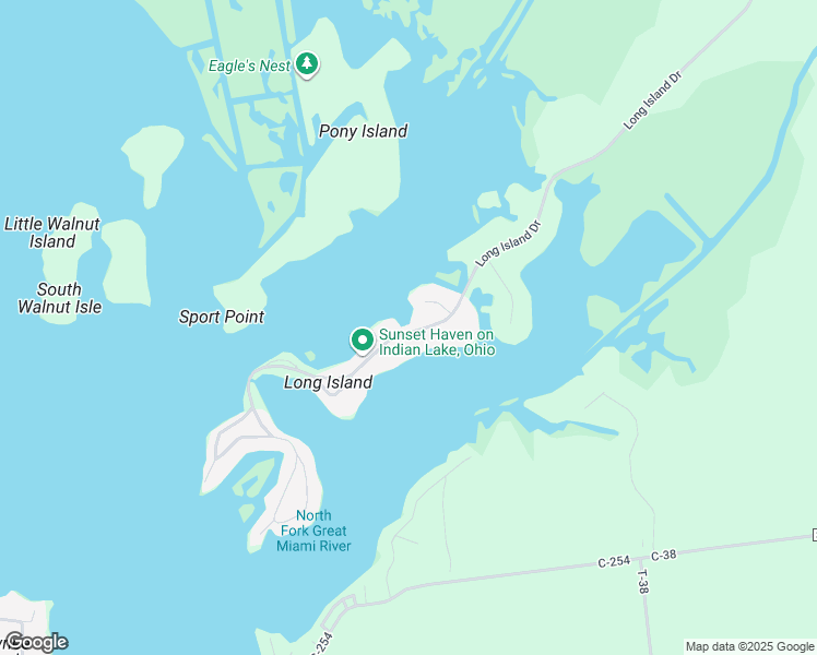 map of restaurants, bars, coffee shops, grocery stores, and more near 8757 Ohio 273 in Belle Center