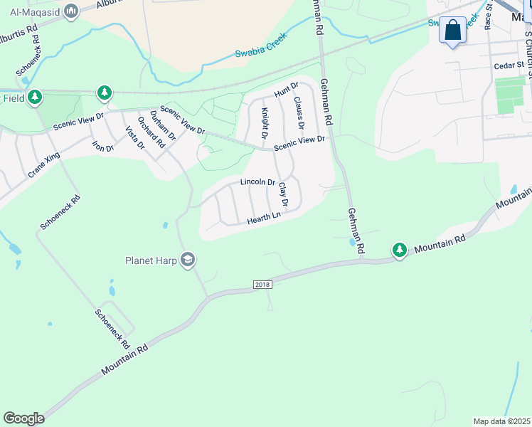 map of restaurants, bars, coffee shops, grocery stores, and more near 3898 Firebrick Road in Macungie