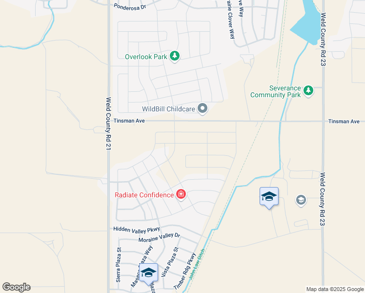 map of restaurants, bars, coffee shops, grocery stores, and more near 10282 County Road 72 in Windsor