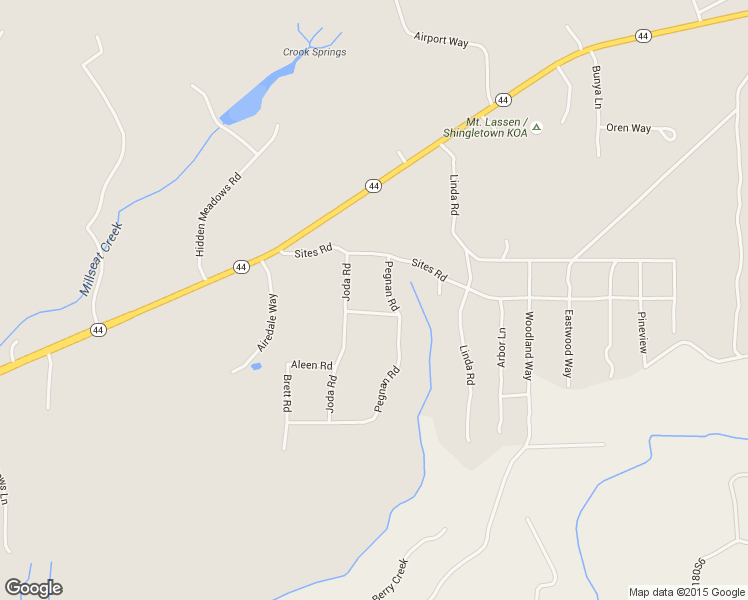 map of restaurants, bars, coffee shops, grocery stores, and more near 33108 Michelle Ln in Shingletown