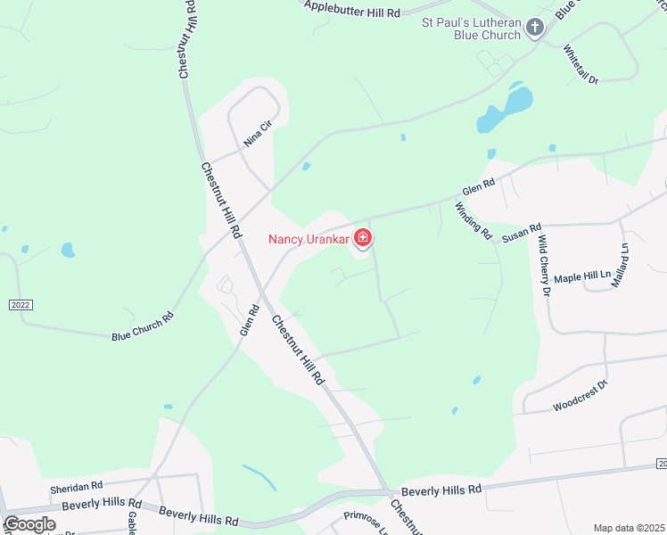 map of restaurants, bars, coffee shops, grocery stores, and more near 6030 Glen Road in Coopersburg