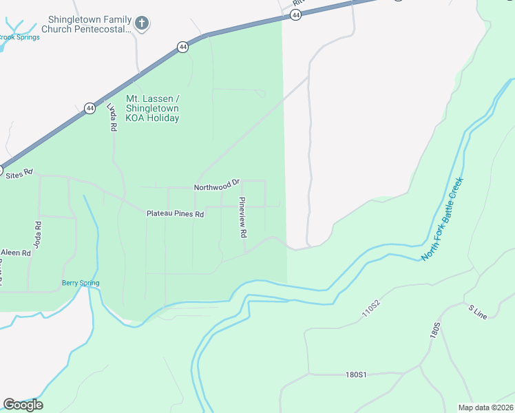 map of restaurants, bars, coffee shops, grocery stores, and more near 33313 Plateau Pines Road in Shingletown