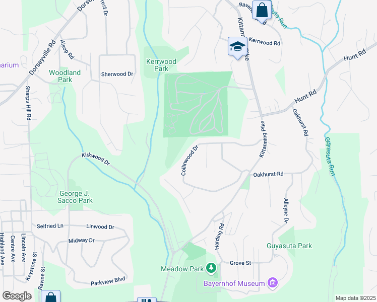 map of restaurants, bars, coffee shops, grocery stores, and more near 29 Collinwood Drive in Pittsburgh