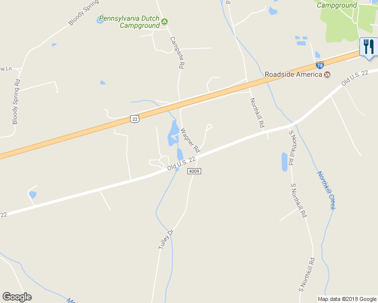 map of restaurants, bars, coffee shops, grocery stores, and more near 10 Wagner Road in Bernville