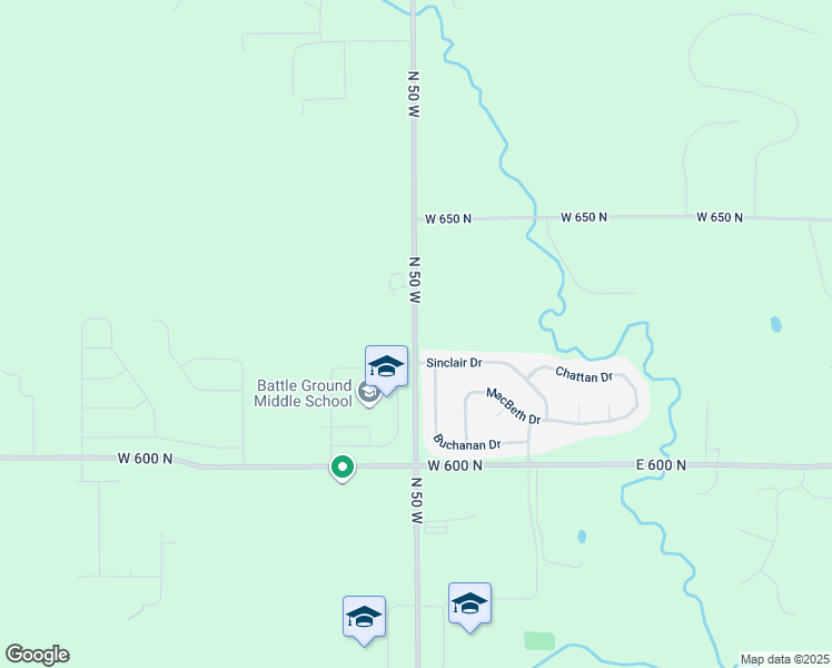 map of restaurants, bars, coffee shops, grocery stores, and more near 6000 North 50 West in West Lafayette
